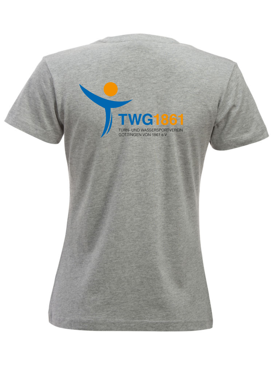 Classic T-Shirt-Lady mit TWG-Logo auf den Rücken